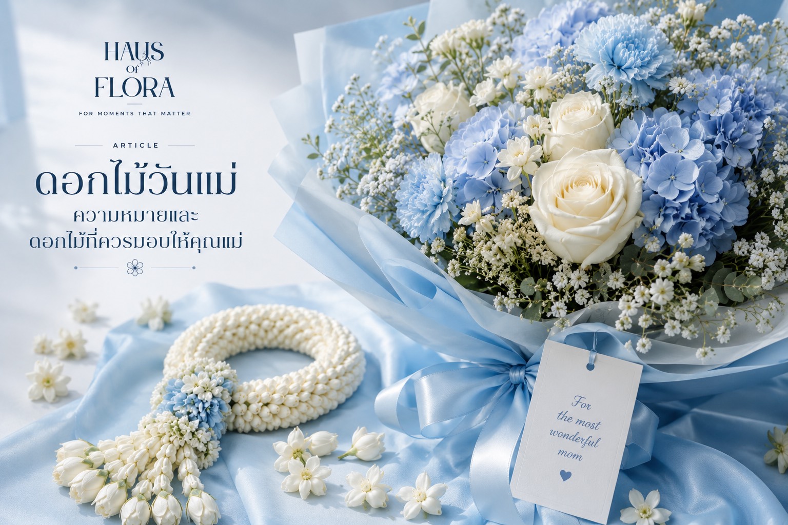 ดอกไม้วันแม่ ความหมายและดอกไม้ที่ควรมอบให้คุณแม่